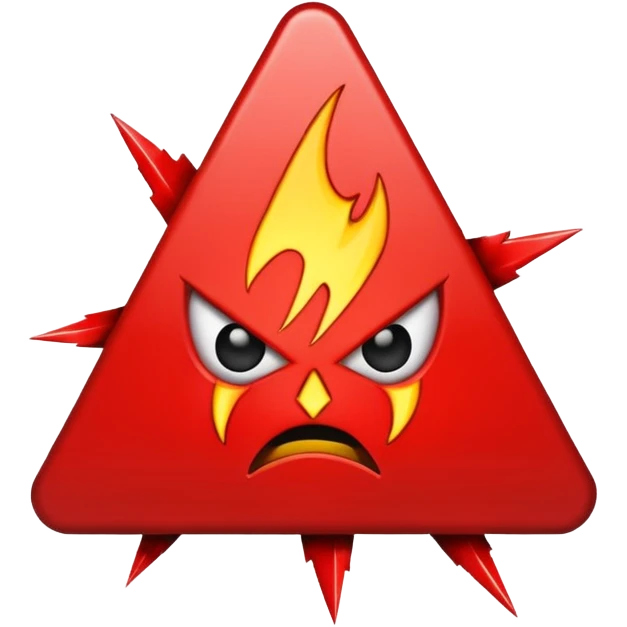 symbol of danger emoji
