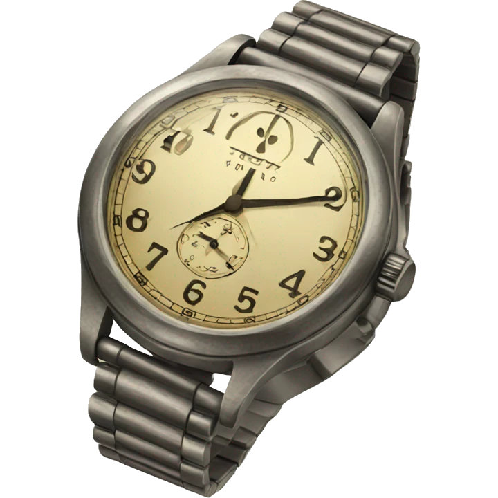 Vintage watch emoji