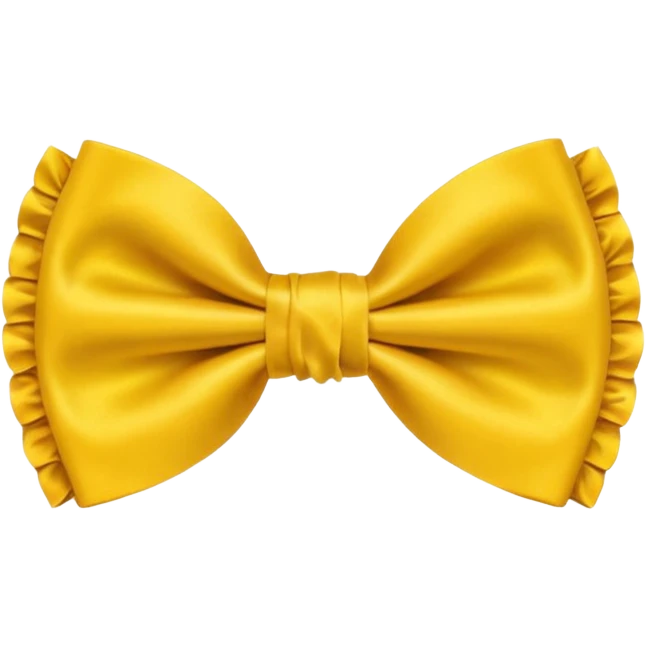 yellow bow tie  emoji