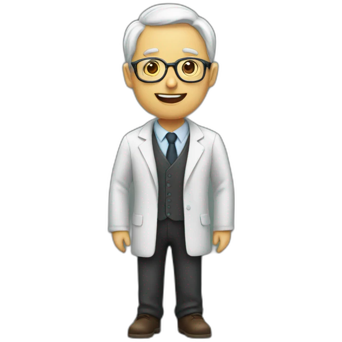 Professor showing a black board  emoji