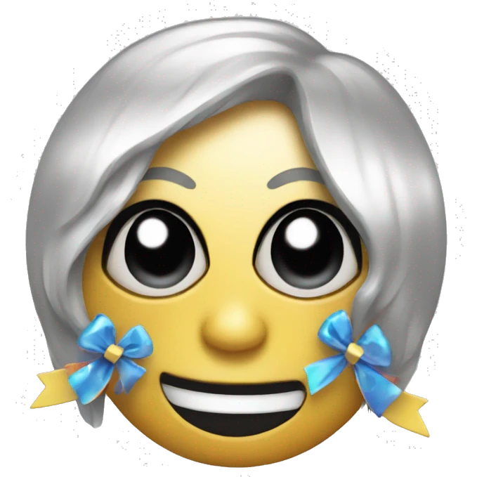 disco with bow on it emoji