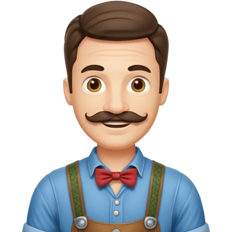 man in lederhosen emoji