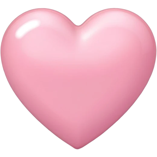light pink heart emoji