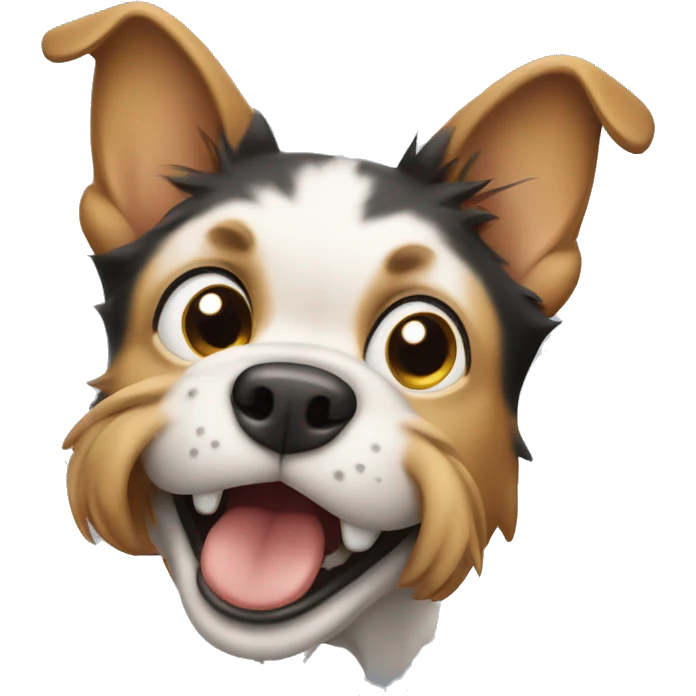 dog barks emoji