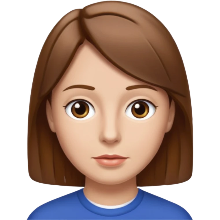 Terry Coldwell with brown hair emoji