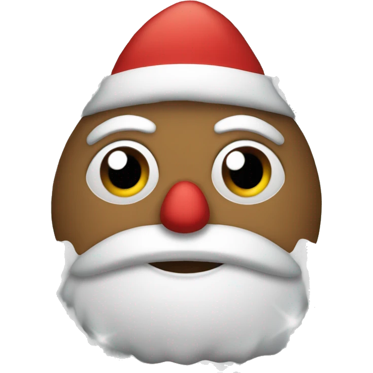 Caca navideña emoji