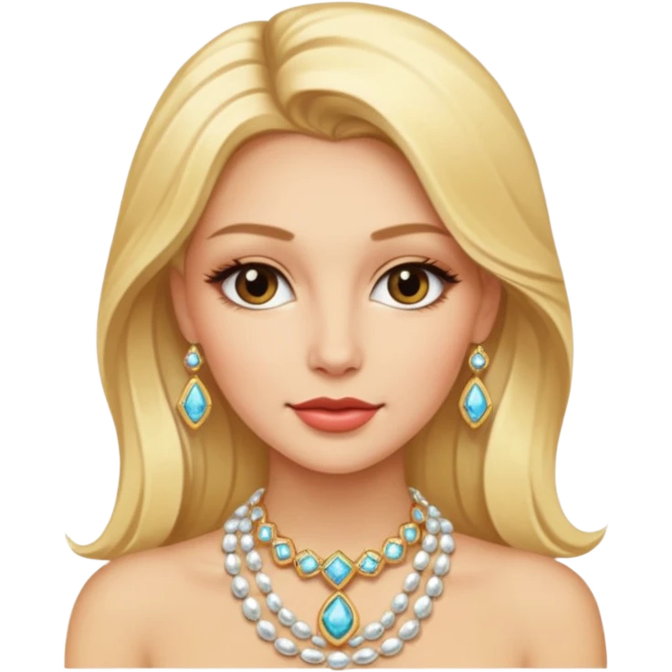 rich blonde millionare woman emoji