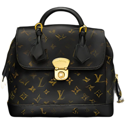 Black Louis Vuitton Purse emoji