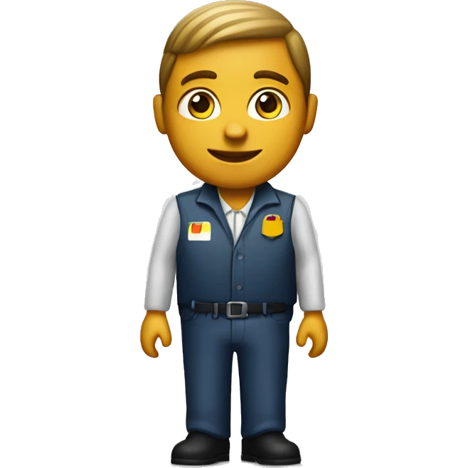 McDonalds worker driver  emoji