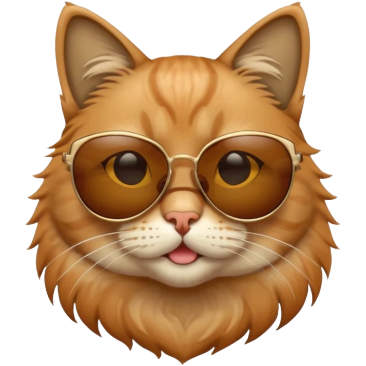 Cat wearing sunglasses emoji