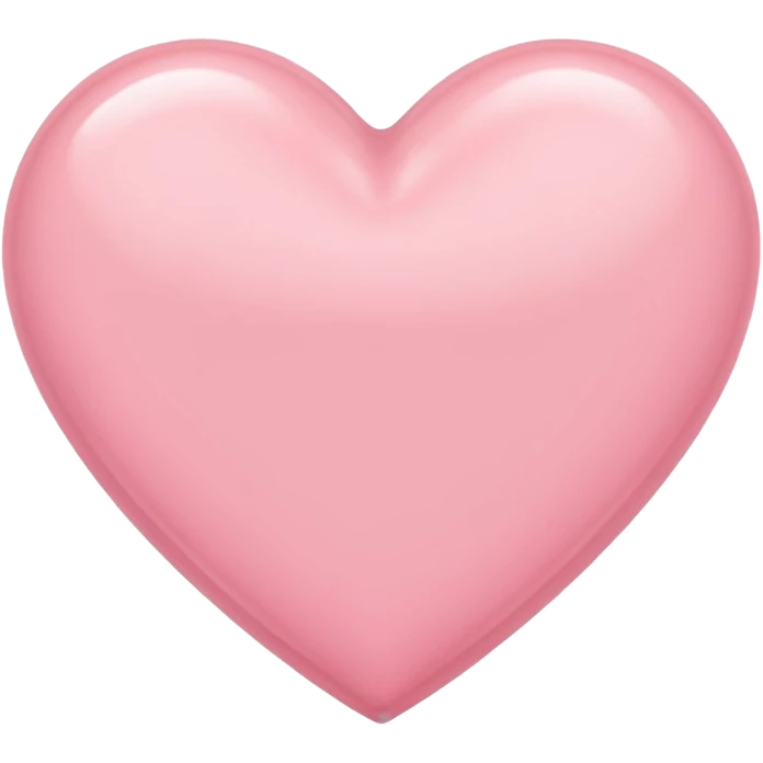 Light pink heart emoji