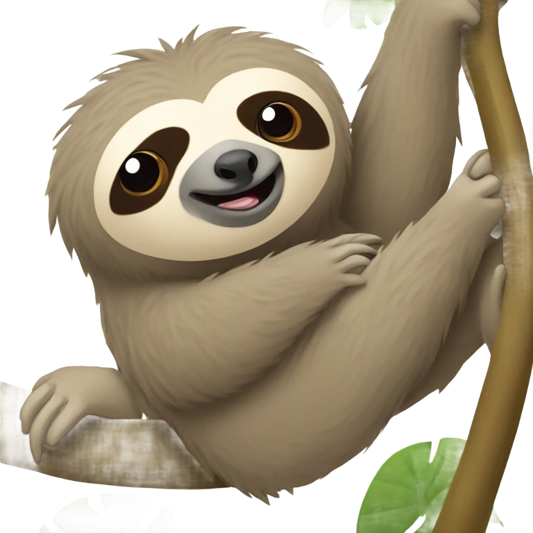 Confused sloth emoji