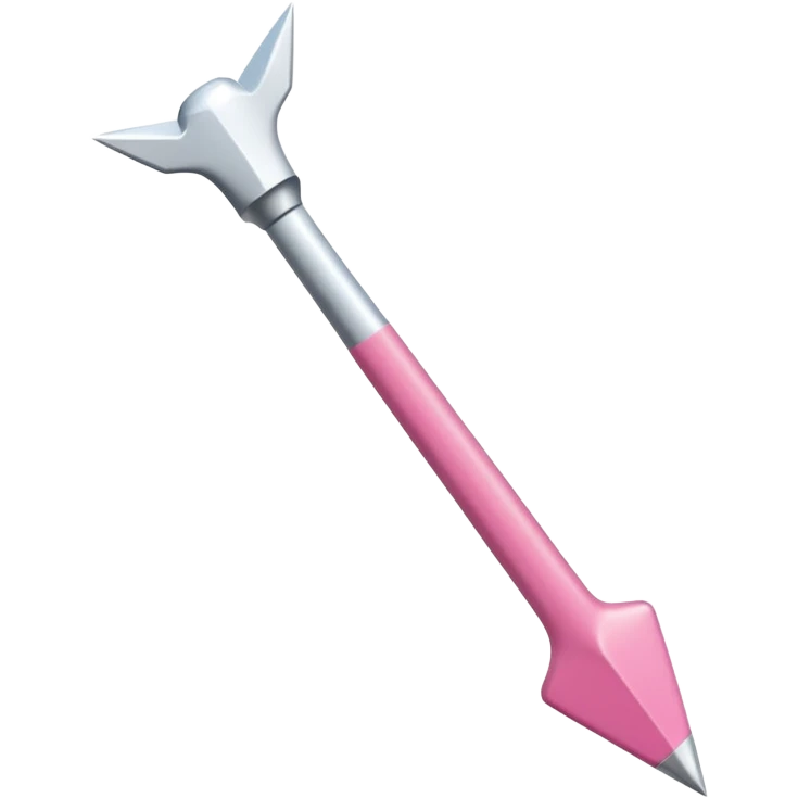 fleche directionelle blache sur fond de couleur rose   emoji