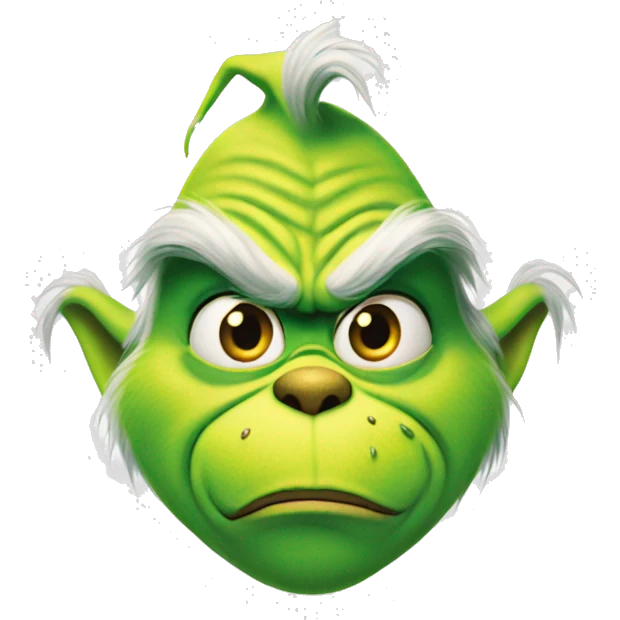 The grinch emoji