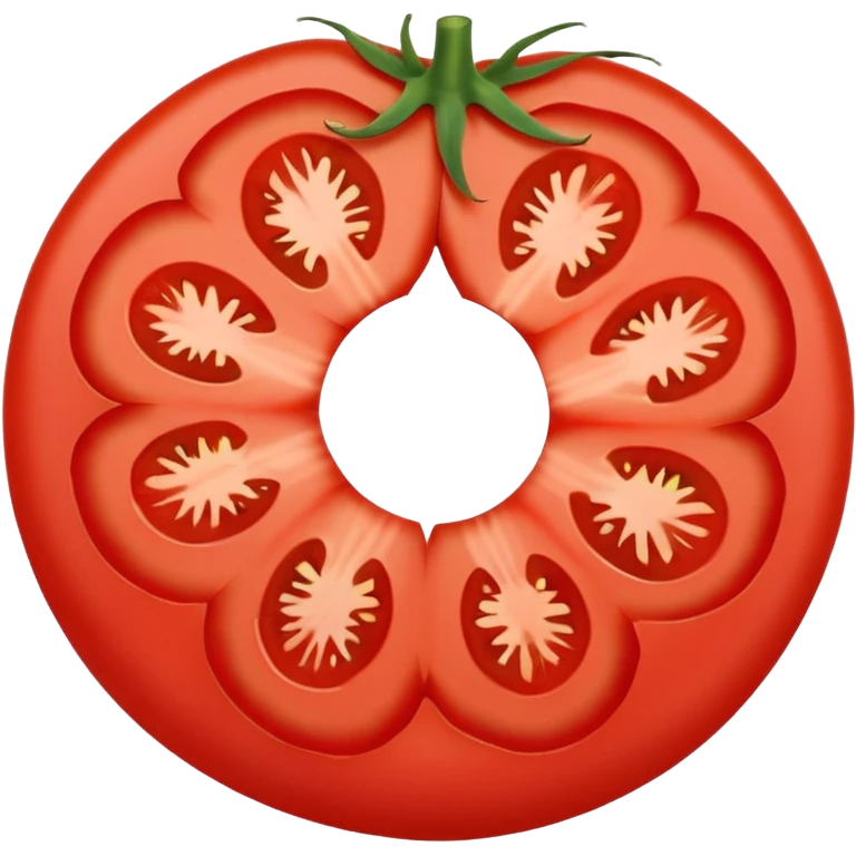 circle slice tomato emoji