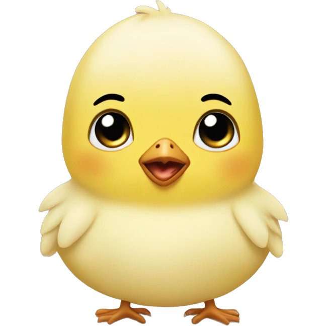 baby chick frown emoji
