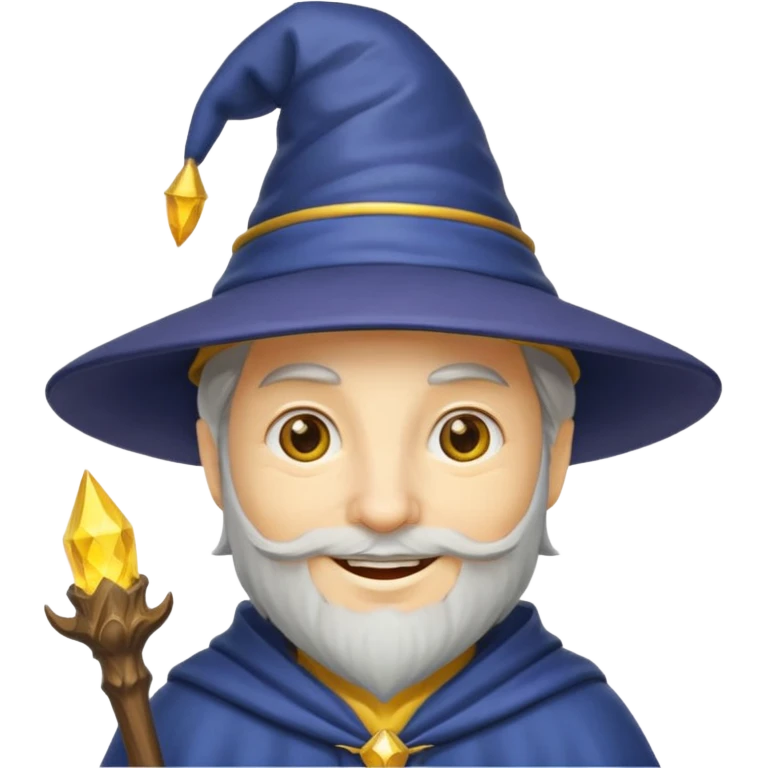 wizard with yellow hat emoji