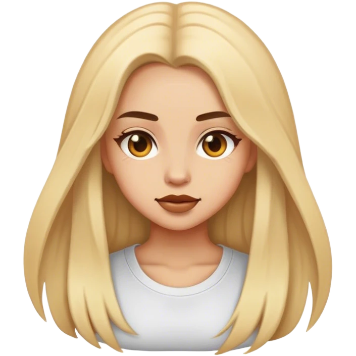 a cool girl  emoji