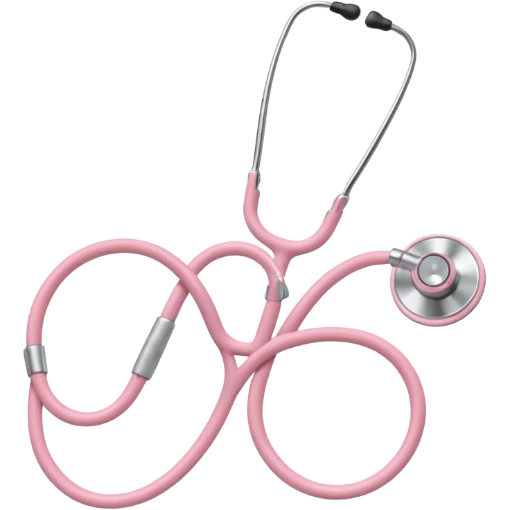 pale pink stethoscope emoji