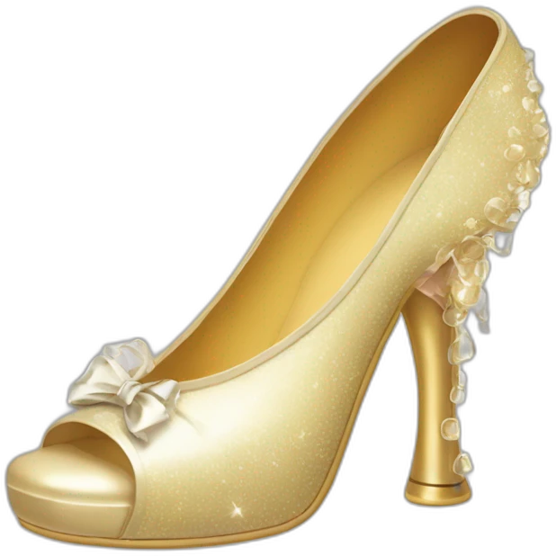TABI SHOE WWITH CHAMPAGNE emoji