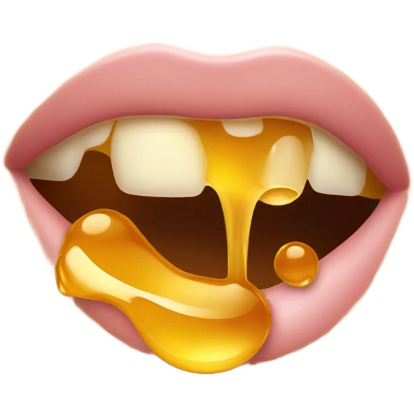 Throwing up honey emoji