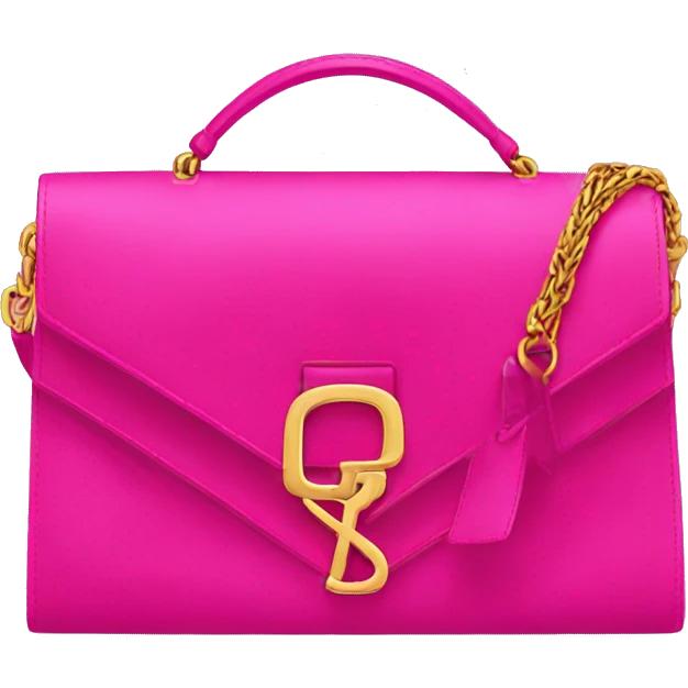 Hot pink ysl bag emoji