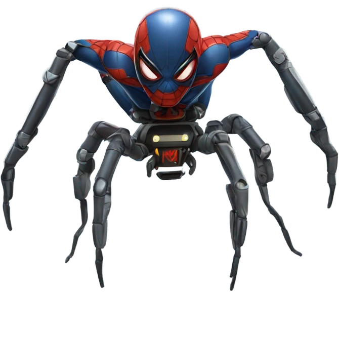 spider-man robot emoji