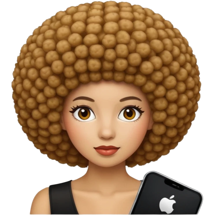 women ios emoji afro emoji