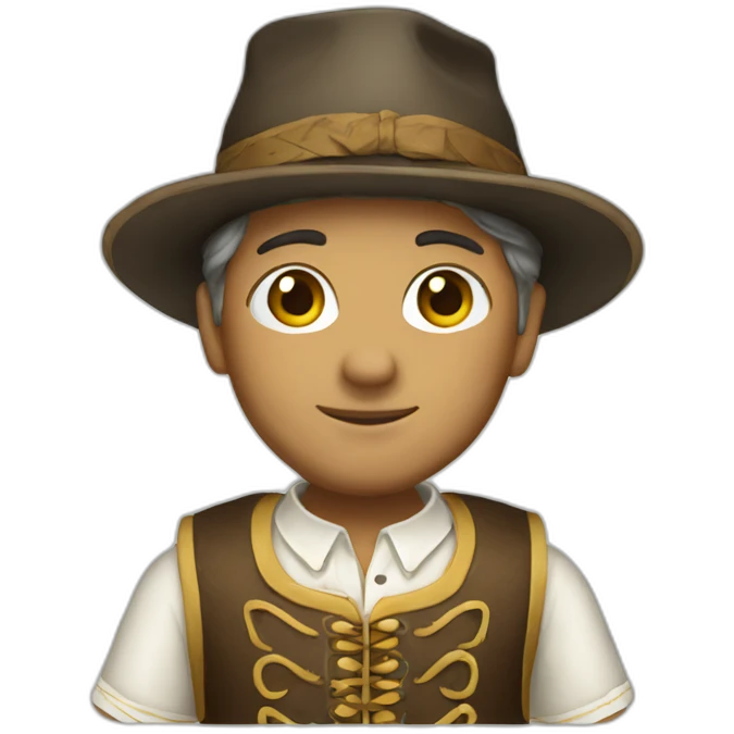 Bavarian outfit emoji