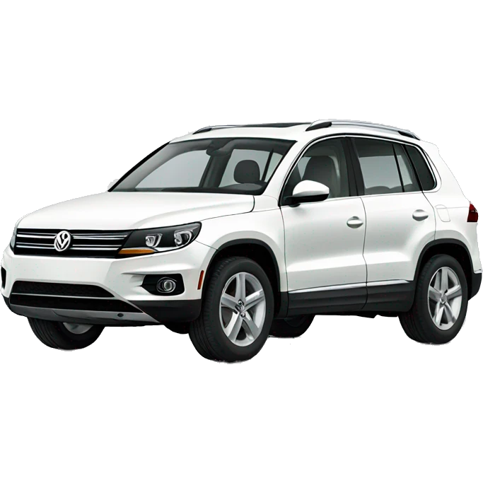 White Volkswagen Tiguan  emoji