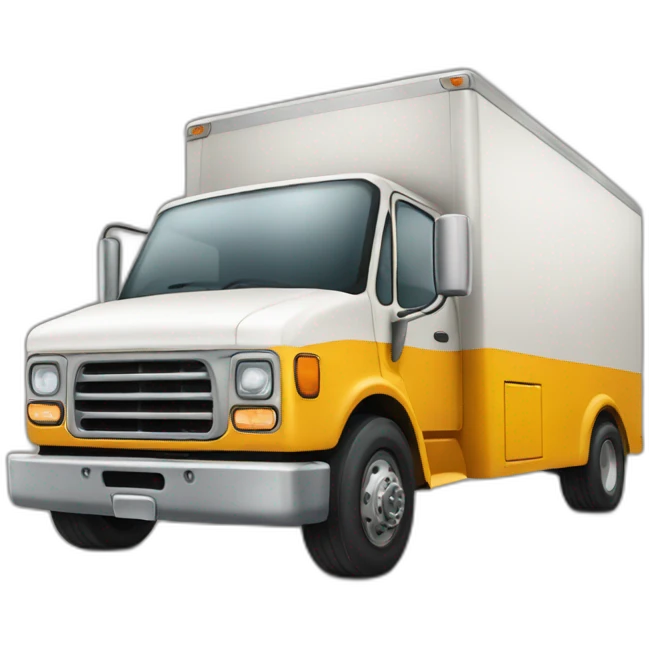 Delivery truck Waite emoji