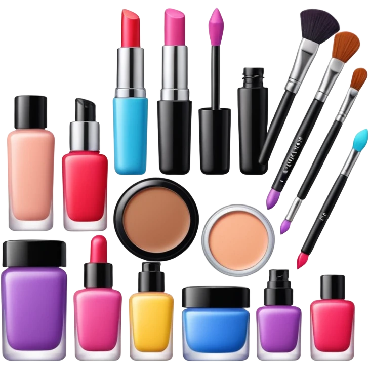 Productos de maquillaje  emoji