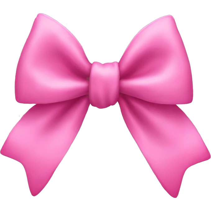Pink bow emoji