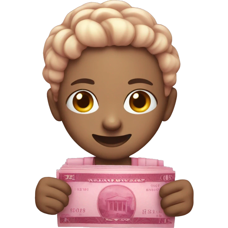 Cute pink money  emoji