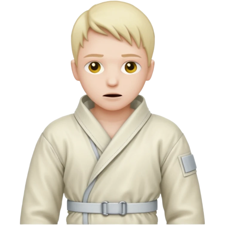 Пациент психиатрической больницы в смирительной рубашке emoji