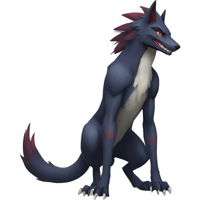 Nargacuga-Sergal-Zoroark full body emoji