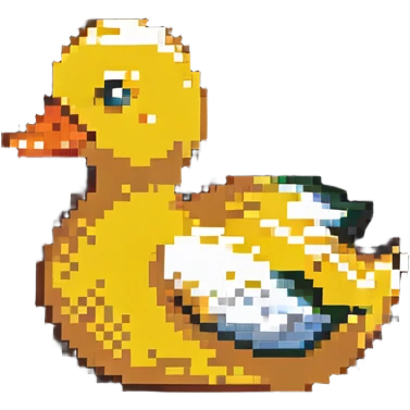 yellow duck with orange beak emoji