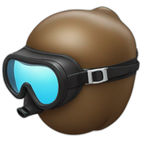 poop dive snorkling emoji