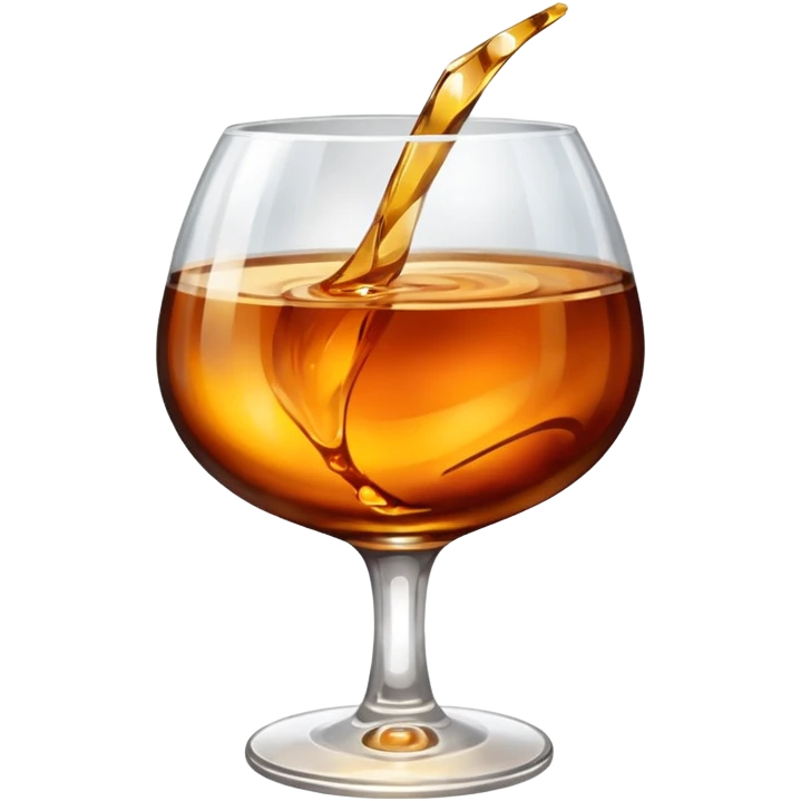 бокал коньяка emoji