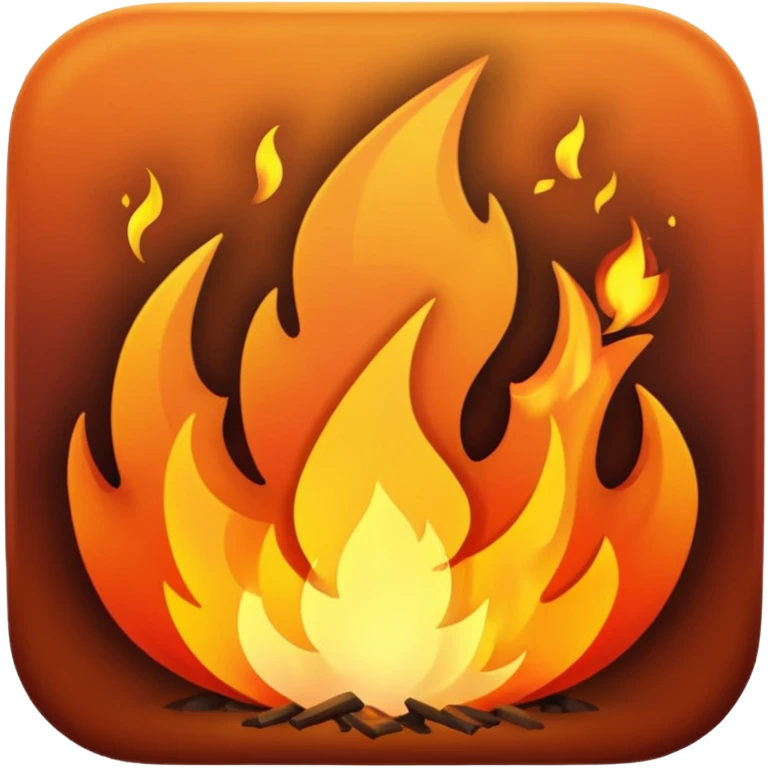 temperature in warm hues emoji