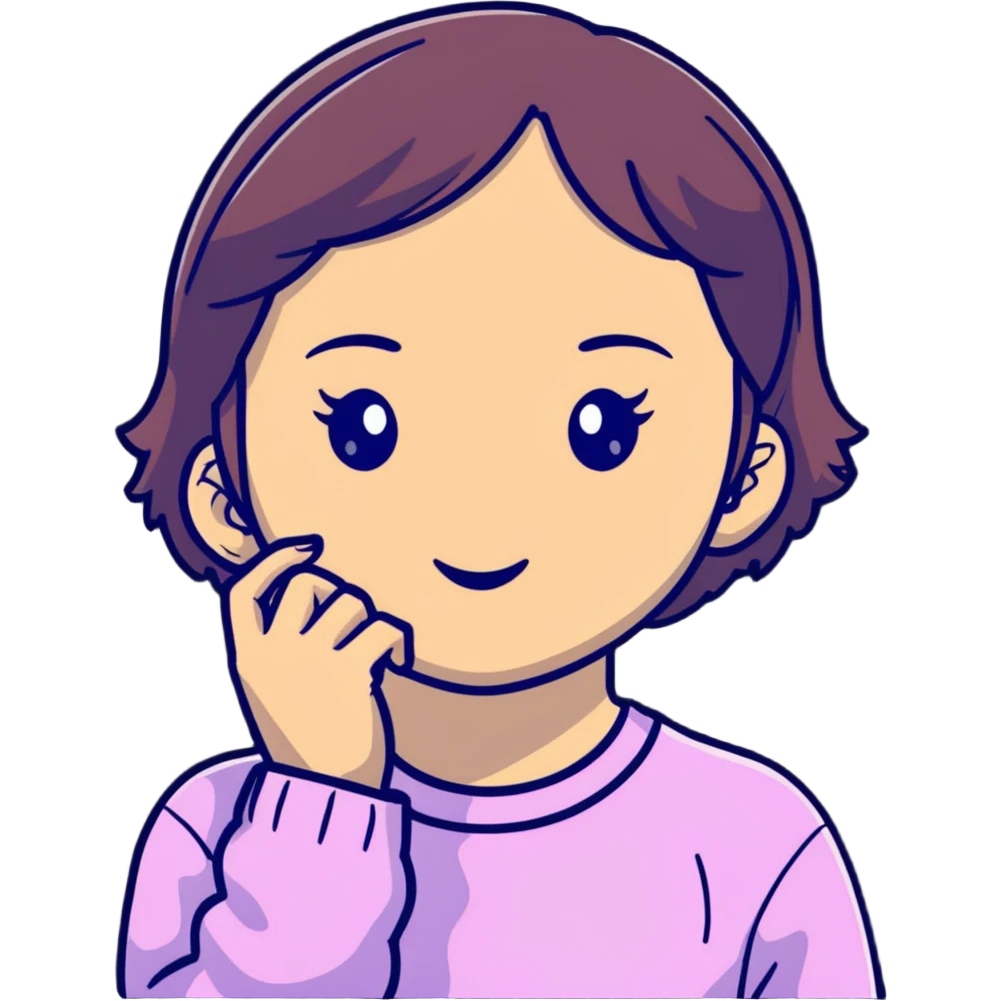 Girl with hand on face  emoji
