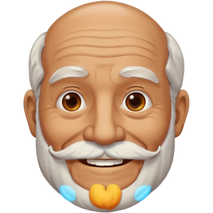 Nah çeken bir amca emoji