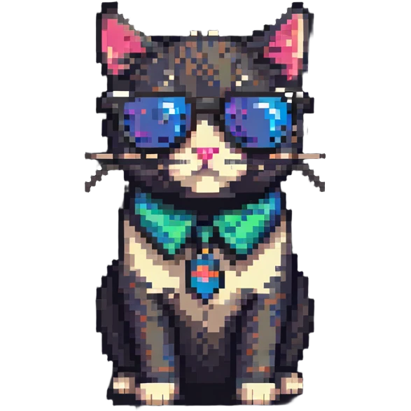 cat wearing sunglasses emoji