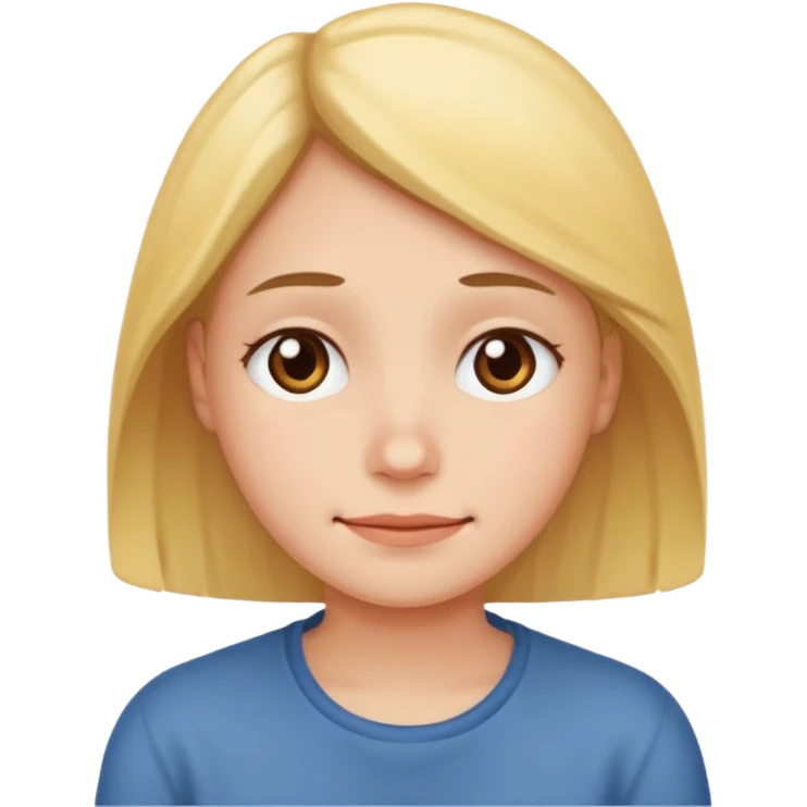 A warm smile with sad expressions emoji