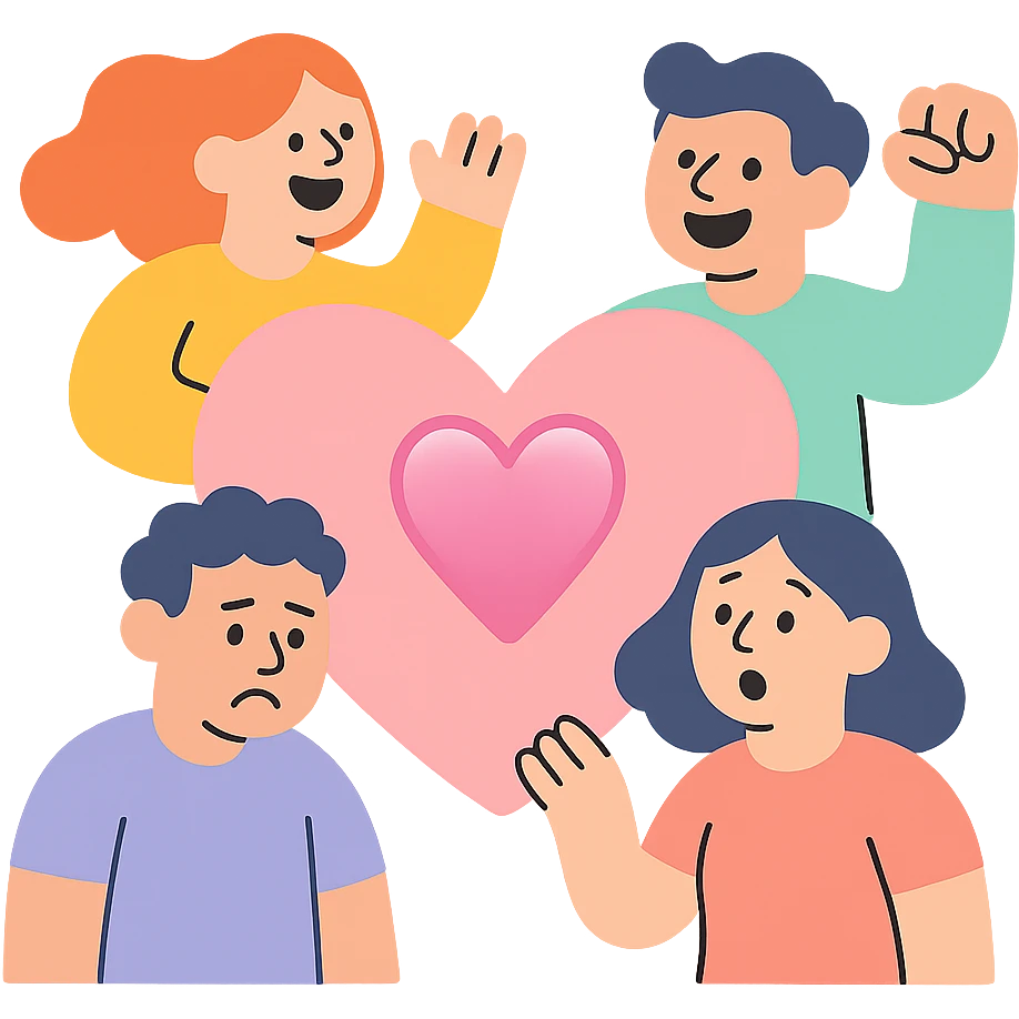 aesthetic pastel heart emoji, soft colors, minimal design emoji