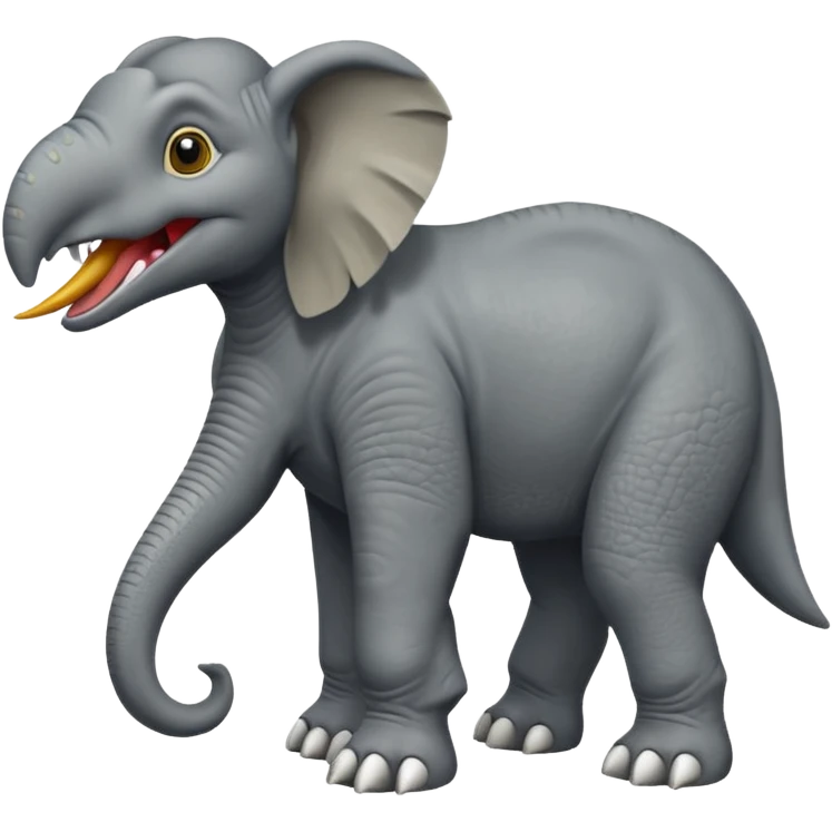 Utahraptor + Dog + Elephant = emoji