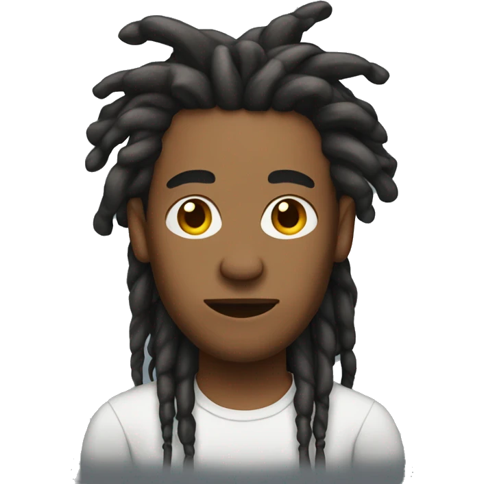 Man with dreadlocks  emoji