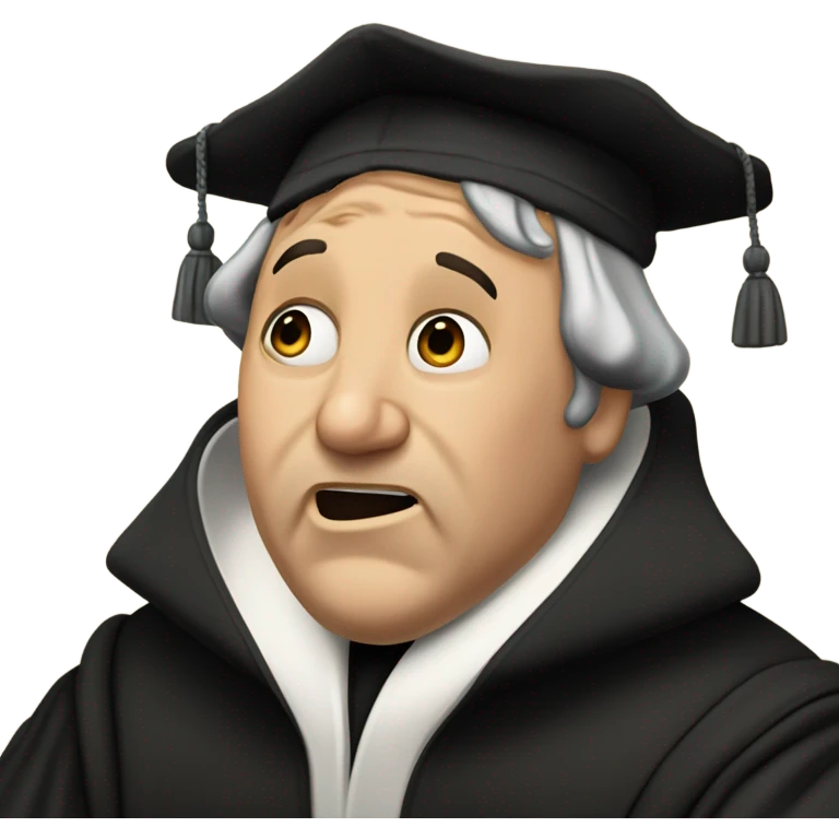 Martin Luther slapping his own face emoji