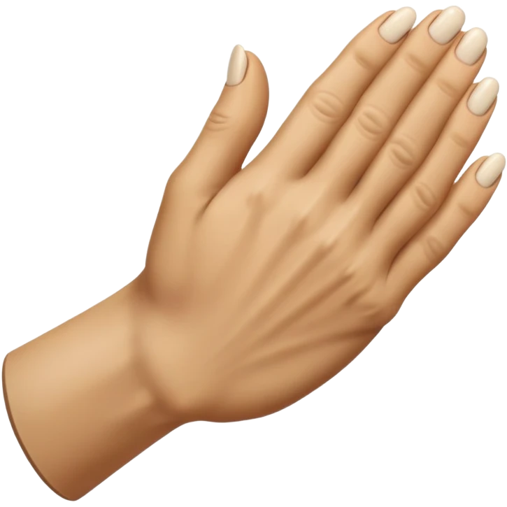 Jesus's praying hands with nail marks from crucifixion emoji
