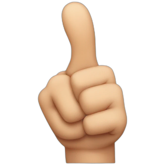 Big thumb emoji